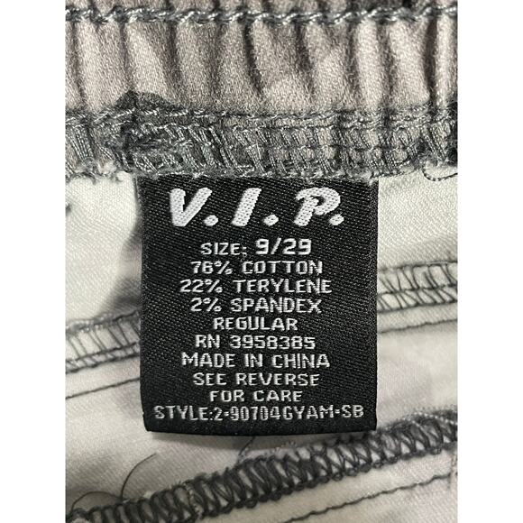 Lot of 2‎ VIP Camo & Olive Green Joggers Size 9/29 Stretch Cotton Cargo Pants - Picture 9 of 9